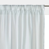 Занавеска С отделкой со сборками Limpo 350 x 140 см серый LA REDOUTE INTERIEURS  фото, kupilegko.ru